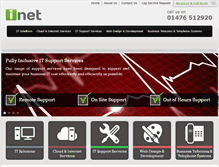 Tablet Screenshot of inetservices.co.uk